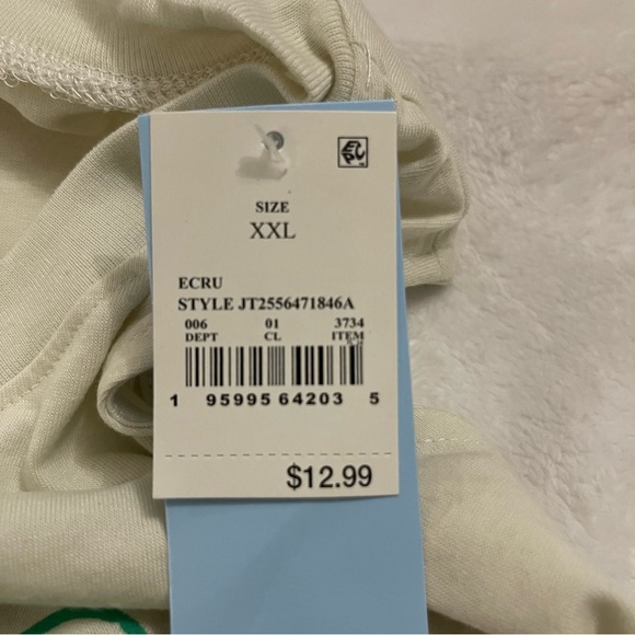 Modern Lux Sleeveless XXL Tank I am an Eco Warrior New With Tag - Picture 5 of 7